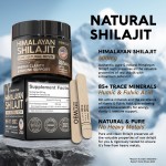 Pure Shilajit Extract Supplier - Liquid Himalayan Resin Rich 85+ Trace Minerals Humic Fulvic Acid