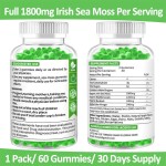 Sea Moss Gummies Supplier - Private Label Vegan Organic Irish Keto Detox Thyroid Support