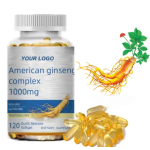 Maca Ginseng Capsules Manufacturer - Men's Natural Adaptogen Supplement (Boost Energy Muscle Recovery Vitality)