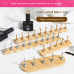 Nail Art Base Supplier - Wholesale Solid Wood Japanese Style Magnetic Strong Metal Practice Tool