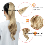 Ponytail Extension Supplier - 32 Inch Magic Stick Wrap Around Synthetic Hairpiece for Women