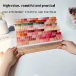 Nail Polish Display Board Factory - Clear Acrylic Color Chart Holder Stand for Gel Swatch Salon Portable
