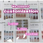 Acrylic Nails Kit Factory - Wholesale 24pcs Finger Nail Decorations Art Accessories with File