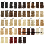 Clip-In Hair Extensions Factory - 5-Piece with Invisible Net Heat Resistant Curly Wefts