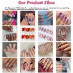Acrylic Nails Kit Factory - Wholesale 24pcs Finger Nail Decorations Art Accessories with File
