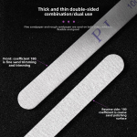 Nail Files Supplier - Factory Direct Sale Double Diamond Square Toothed Sanding Strips Purple Heart