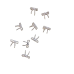 Nail Art Accessories Factory - Versatile 3D French Mini Bows Pearl Rhinestone Heart Alloy Metal