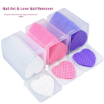 Nail Cleaning Pads Supplier - 200pcs Heart Shape for Eyelash Glue Polish Removal Lint-Free Absorbent