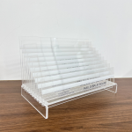 Nail Polish Display Board Factory - Clear Acrylic Color Chart Holder Stand for Gel Swatch Salon Portable