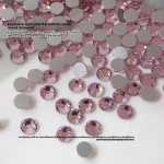 Nail Decorations Manufacturer - Light Pink 3D Flat Back Small Bubble Glass Rhinestones for DIY