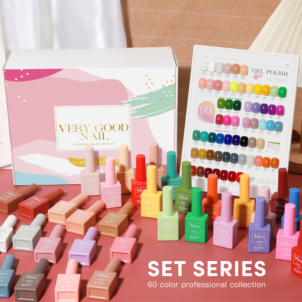 Gel Polish Set Factory - MXSI Professional 60 Colors Salon Grade LED/UV Curable for Wholesale