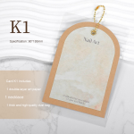 Nail Art Display Manufacturer - High-End Double-Layer Cardboard INS-Style Background Paper Card