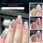 Cat Eye UV Polish Supplier - Autumn Winter White Moonlight Ceramic New Explosive Porcelain Crystal
