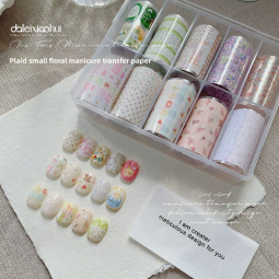 Nail Stickers Factory - Korean Style INS 3D 2D Floral Spring Summer Bow Hand-Painted Transfers