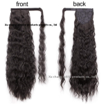 Cornrow Ponytail Extension Factory - European American Style Thick Curly with Magic Tape