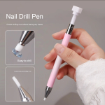 Nail Art Pen Supplier - Professional Rotating Gradient Dot Rhinestone Salon Tool with Plastic Brush