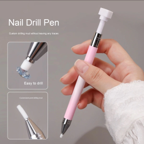 Nail Art Pen Supplier - Professional Rotating Gradient Dot Rhinestone Salon Tool with Plastic Brush