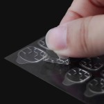 Nail Adhesive Tape Supplier - 24 Pcs Waterproof Transparent Jelly Double-Sided for Manicure Pedicure