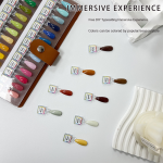 Nail Swatch Book Supplier - Magnet with Acrylic Detachable Pages Professional Salon Color Display