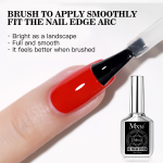 UV Gel Set Factory - MXSI Professional Soak off Builder Gel Silver Bottle Base Top Coat Matte