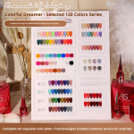 Gel Polish Set Manufacturer - AS Professional 120 Colors Salon Kit with LED Lamp Base Top Coat