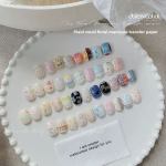 Nail Stickers Factory - Korean Style INS 3D 2D Floral Spring Summer Bow Hand-Painted Transfers