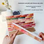 Nail Polish Display Board Factory - Clear Acrylic Color Chart Holder Stand for Gel Swatch Salon Portable