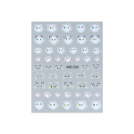 Nail Stickers Factory - Hot Sale Gradient Cute Kitty Bow 3D Fashion Plastic Cat Paw DIY Decals