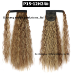 Cornrow Ponytail Extension Factory - European American Style Thick Curly with Magic Tape