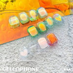 Nail Art Decoration Factory - Summer New Hot Trend 3D Aurora Glass Paper Candy Heart DIY Accessory