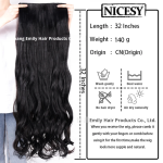 Clip-In Hair Extensions Factory - 5-Piece with Invisible Net Heat Resistant Curly Wefts