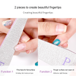 Nail Files Supplier - Factory Direct Sale Double Diamond Square Toothed Sanding Strips Purple Heart