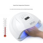 UV LED Nail Lamp Factory - Professional 120W Portable Lightweight ABS Square 4 Timer Settings