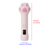 UV LED Nail Lamp Supplier - Pink Cat Paw Straight 3W Portable Rechargeable Gel Dryer Smart Sensor