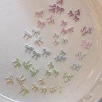 Nail Art Accessories Factory - Versatile 3D French Mini Bows Pearl Rhinestone Heart Alloy Metal