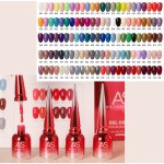 Gel Polish Set Manufacturer - AS Professional 120 Colors Salon Kit with LED Lamp Base Top Coat