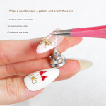 Nail Art Base Supplier - Wholesale Solid Wood Japanese Style Magnetic Strong Metal Practice Tool