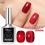 Cat Eye Gel Polish Factory - Ruby Cat Eye 2024 New Autumn Winter Crystal Side Glow Red Professional