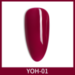 Nail Gel Set Manufacturer - 2024 Red Bottle 18 Colors Smoky Purple Whitening Solid Color Resin LED