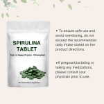 Spirulina Tablets Supplier - Factory Direct Supply Organic Rich in Protein Iron Antioxidants