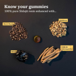 Shilajit Resin Factory - OEM Private Label High Potency Gold Grade Pure Himalayan Gummies Vegan