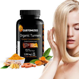 Turmeric Capsules Factory - 100% Natural Herbal Turmeric Curcumin With BioPerine 95% Curcuminoids