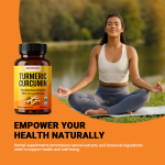 Curcumin Powder Manufacturer - Hot Sales 1500mg Turmeric Curcumin 95% Extract Joint Support