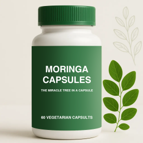 Moringa Capsules Manufacturer - OEM Private Label Natural Green Antioxidant Energy Skin Health