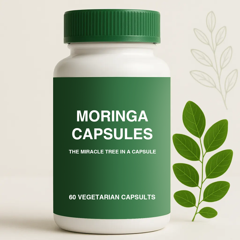 Moringa Capsules Manufacturer - OEM Private Label Natural Green Antioxidant Energy Skin Health