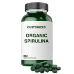 Spirulina Tablets Factory - OEM Private Label Best Price 100% Organic Nutritional Supplement