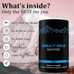 Shilajit Resin Factory - OEM Private Label High Potency Gold Grade Pure Himalayan Gummies Vegan