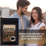 Maca Coffee Supplier - Private Label Black Maca Extract Instant Coffee Blend Unisex