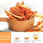 Orange Peel Tea Supplier - Dried Tangerine Peel Strip Herbal Tea Mandarin Oranges Tea