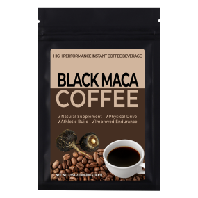 Maca Coffee Supplier - Private Label Black Maca Extract Instant Coffee Blend Unisex